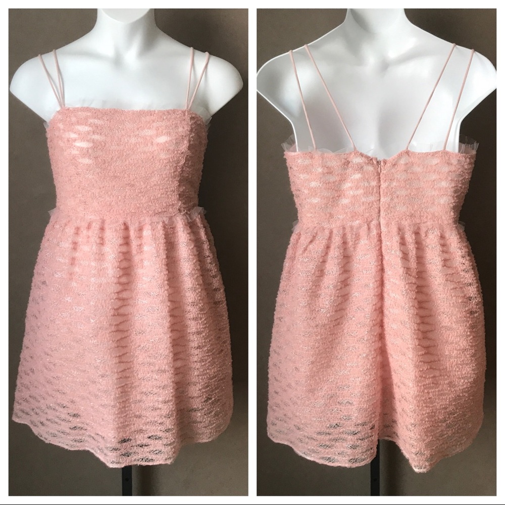 NWT Top Shop Pink Mini Party Dress